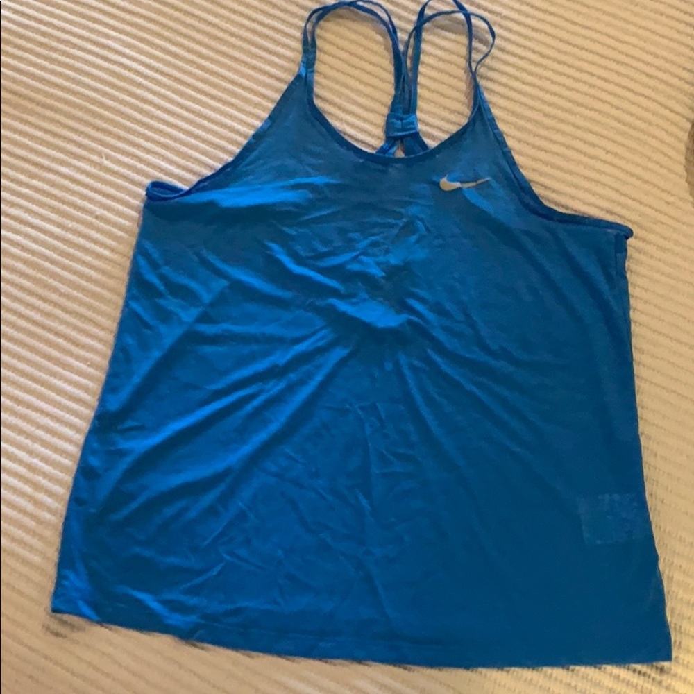 Royal blue Nike Dri-Fit tennis/workout tank
